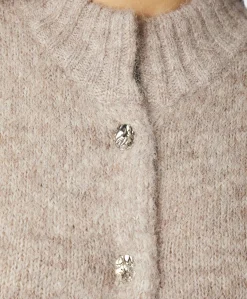 Dames vest beige