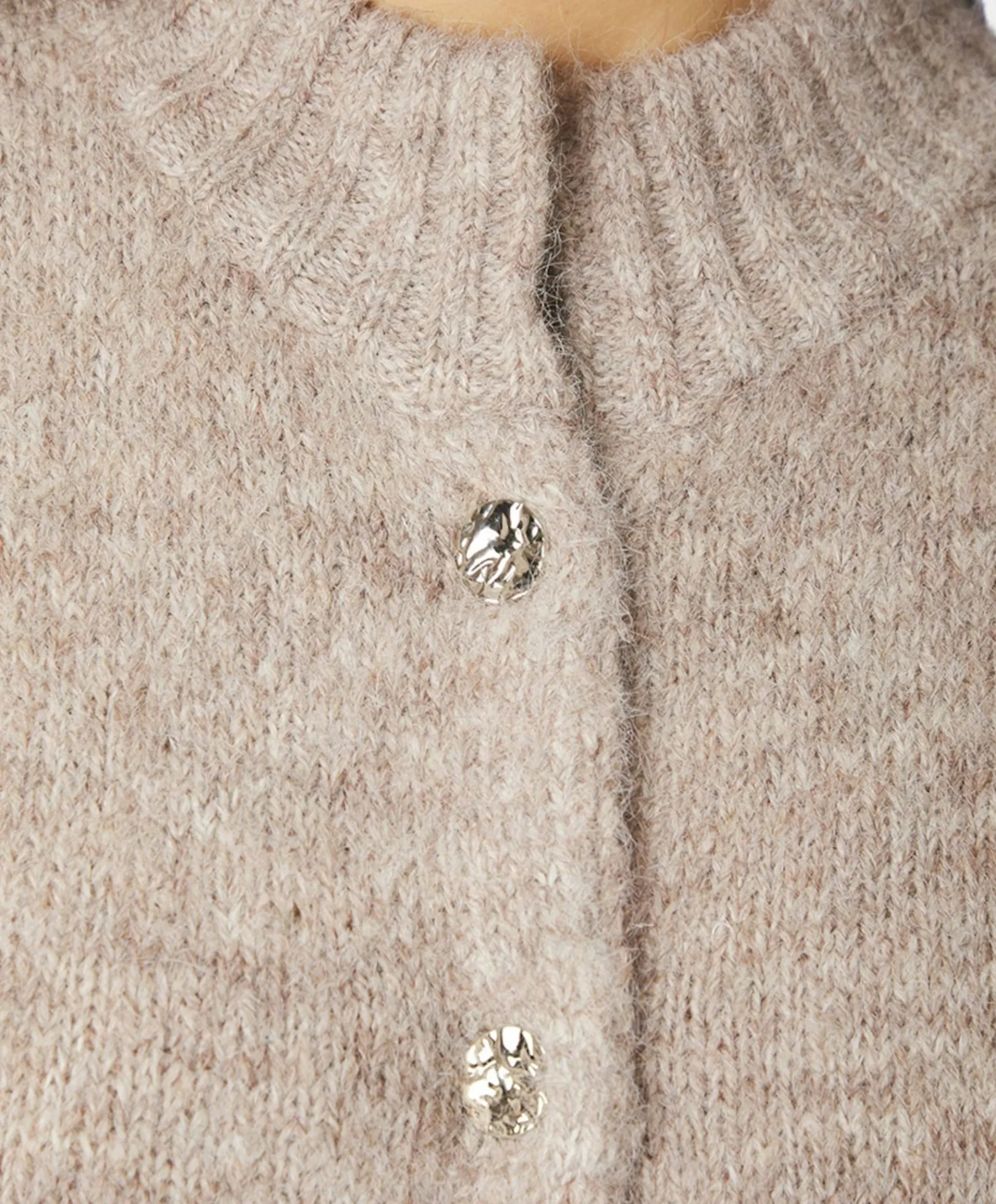 Dames vest beige