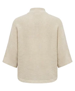 Dames vest beige