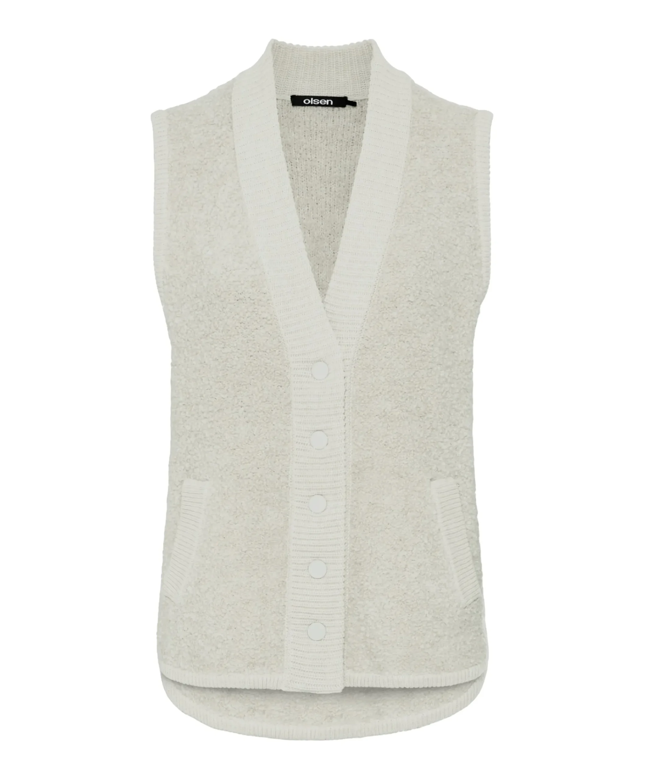 Dames vest beige
