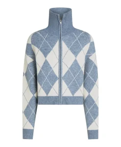 Dames vest blauw