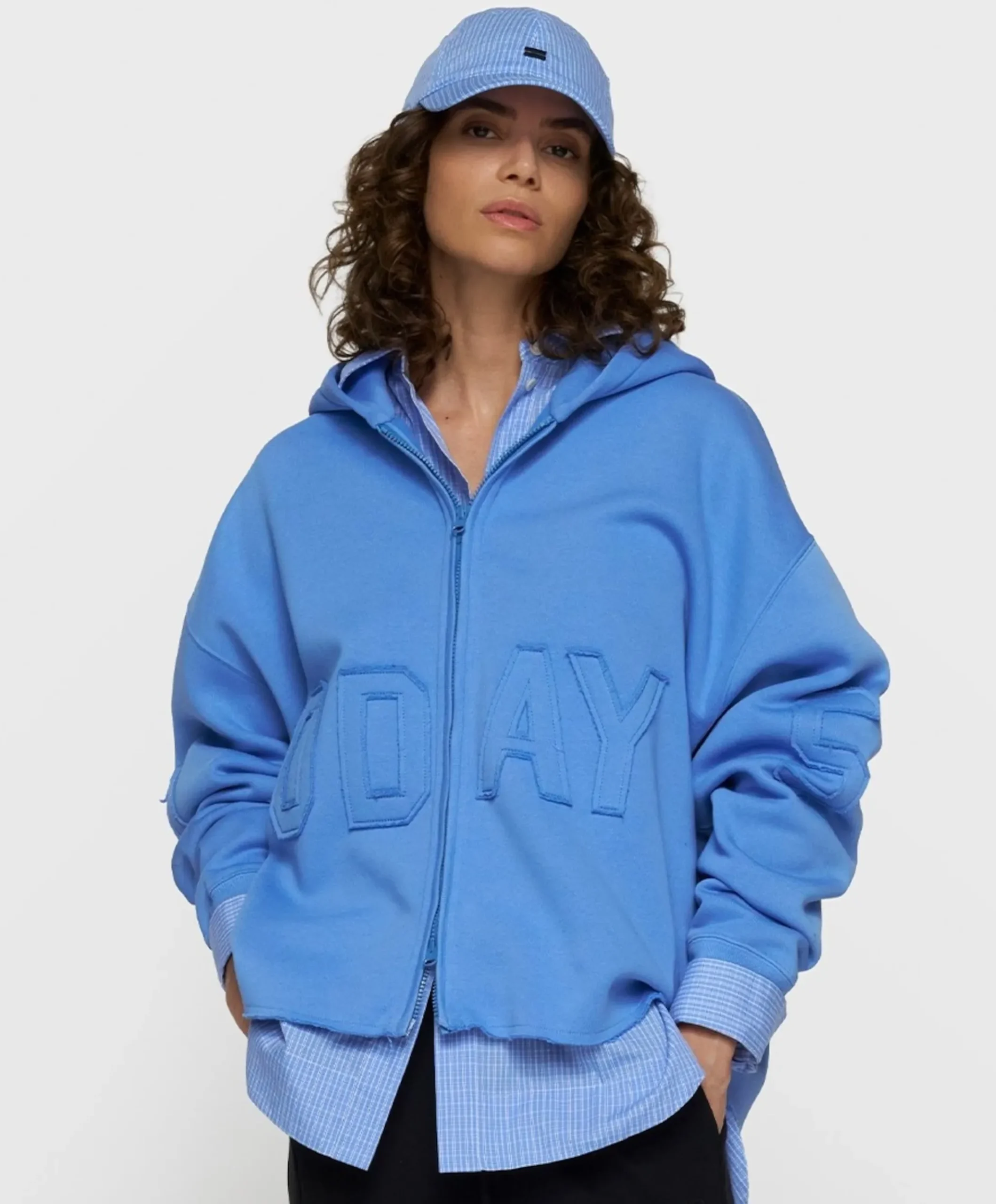 Dames vest blauw