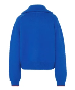 Dames vest blauw