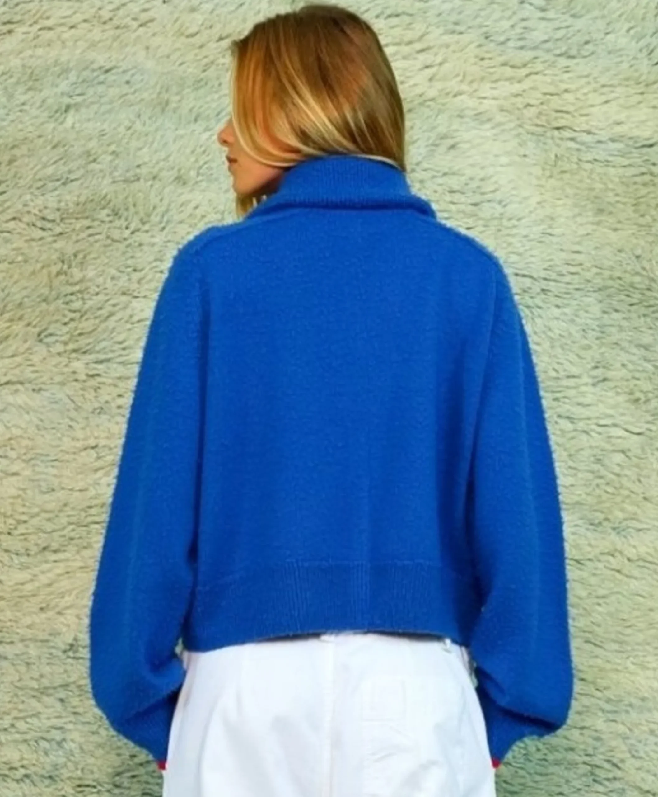 Dames vest blauw