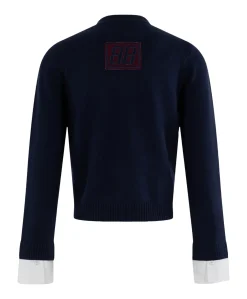 Dames vest blauw