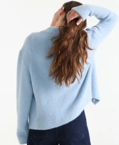 Dames vest blauw