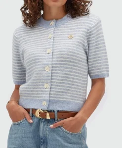 Dames vest blauw