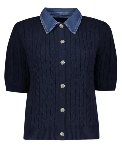 Dames vest blauw