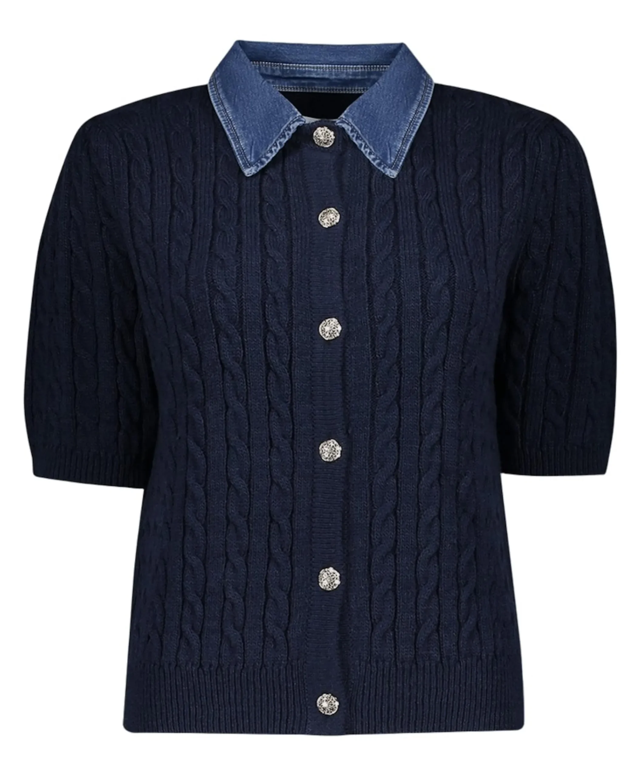 Dames vest blauw
