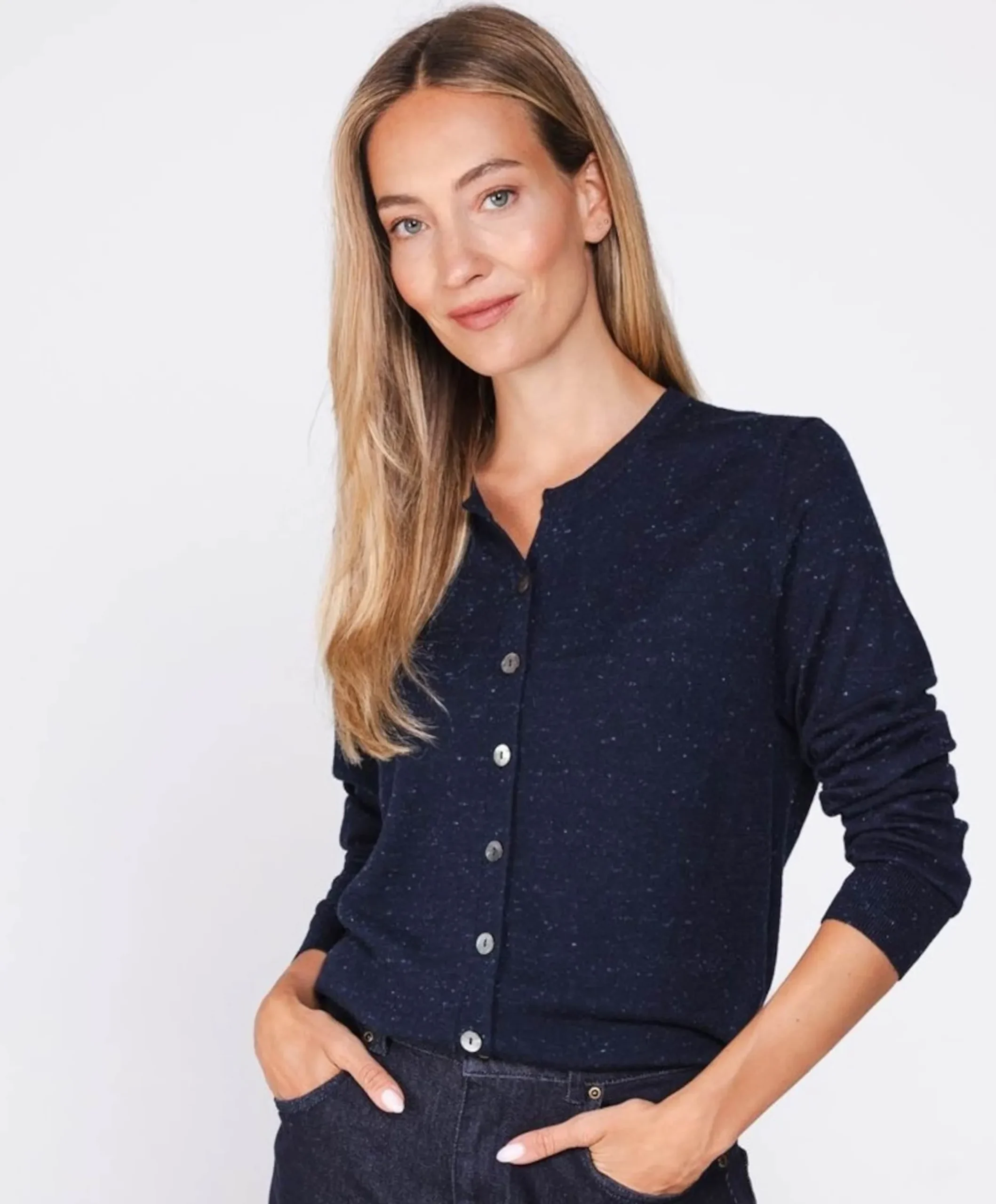 Dames vest blauw
