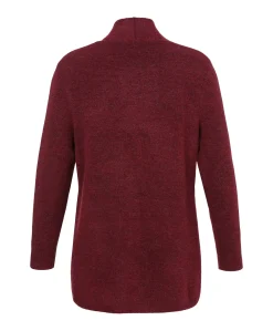 Dames vest bordeaux