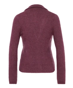 Dames vest bordeaux