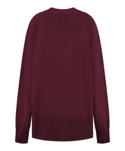 Dames vest bordeaux