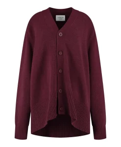 Dames vest bordeaux