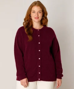 Dames vest bordeaux