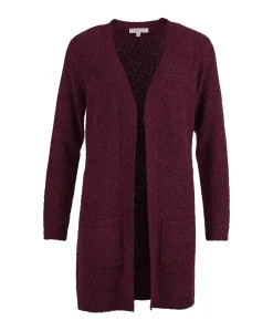 Dames vest bordeaux