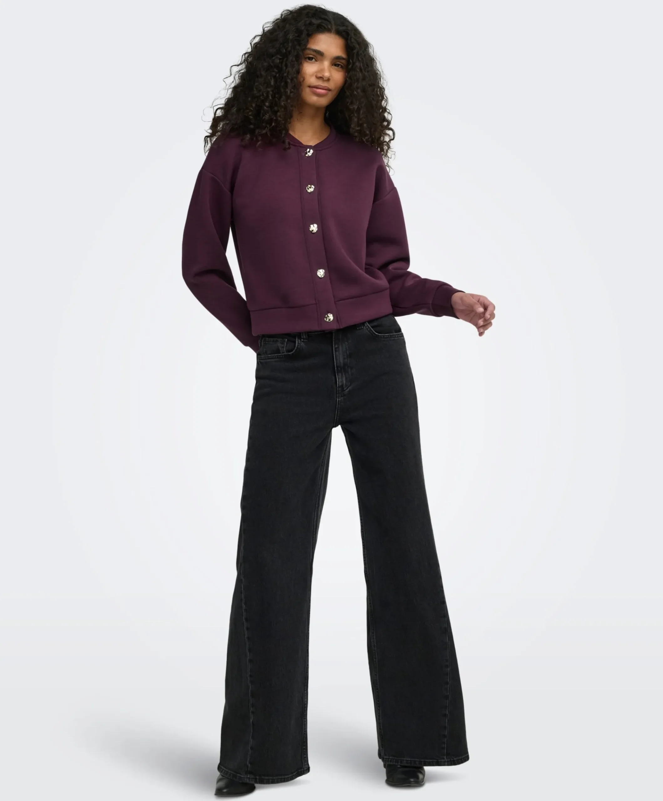 Dames vest bordeaux