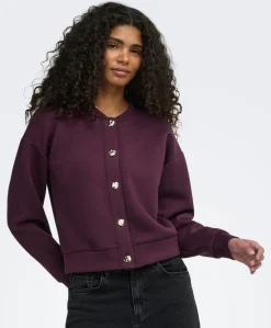 Dames vest bordeaux
