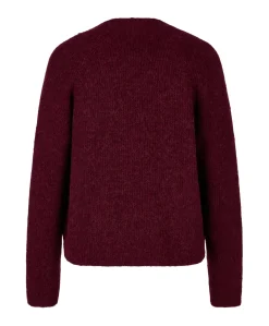 Dames vest bordeaux