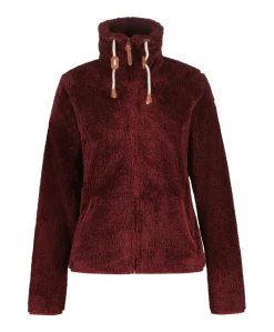 Dames vest bordeaux