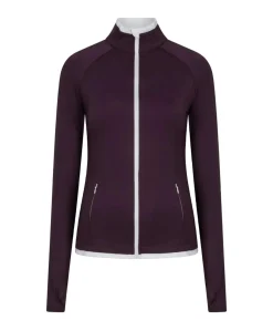 Dames vest bordeaux