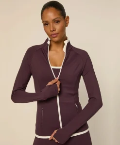 Dames vest bordeaux