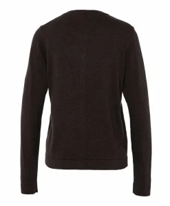 Dames vest bruin