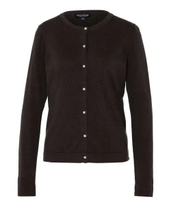 Dames vest bruin