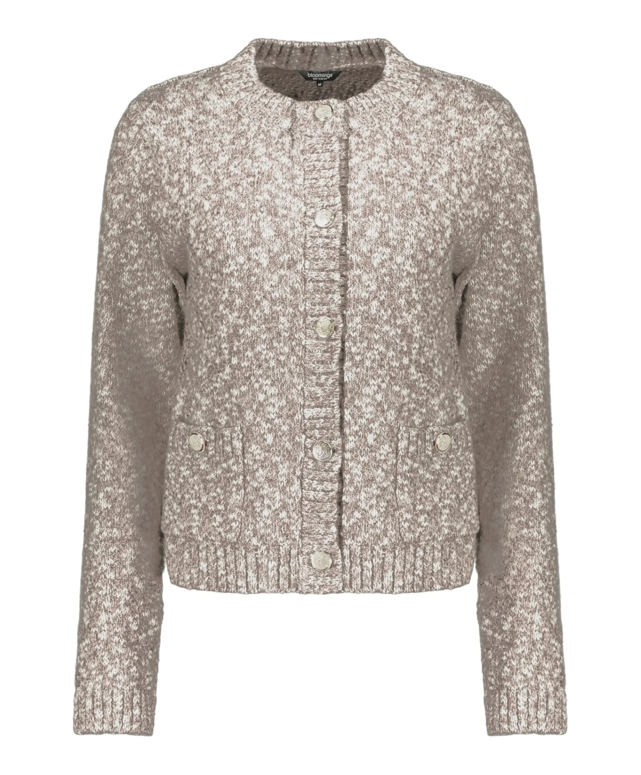 Dames vest bruin