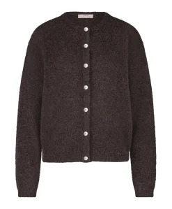Dames vest bruin