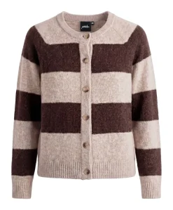 Dames vest bruin