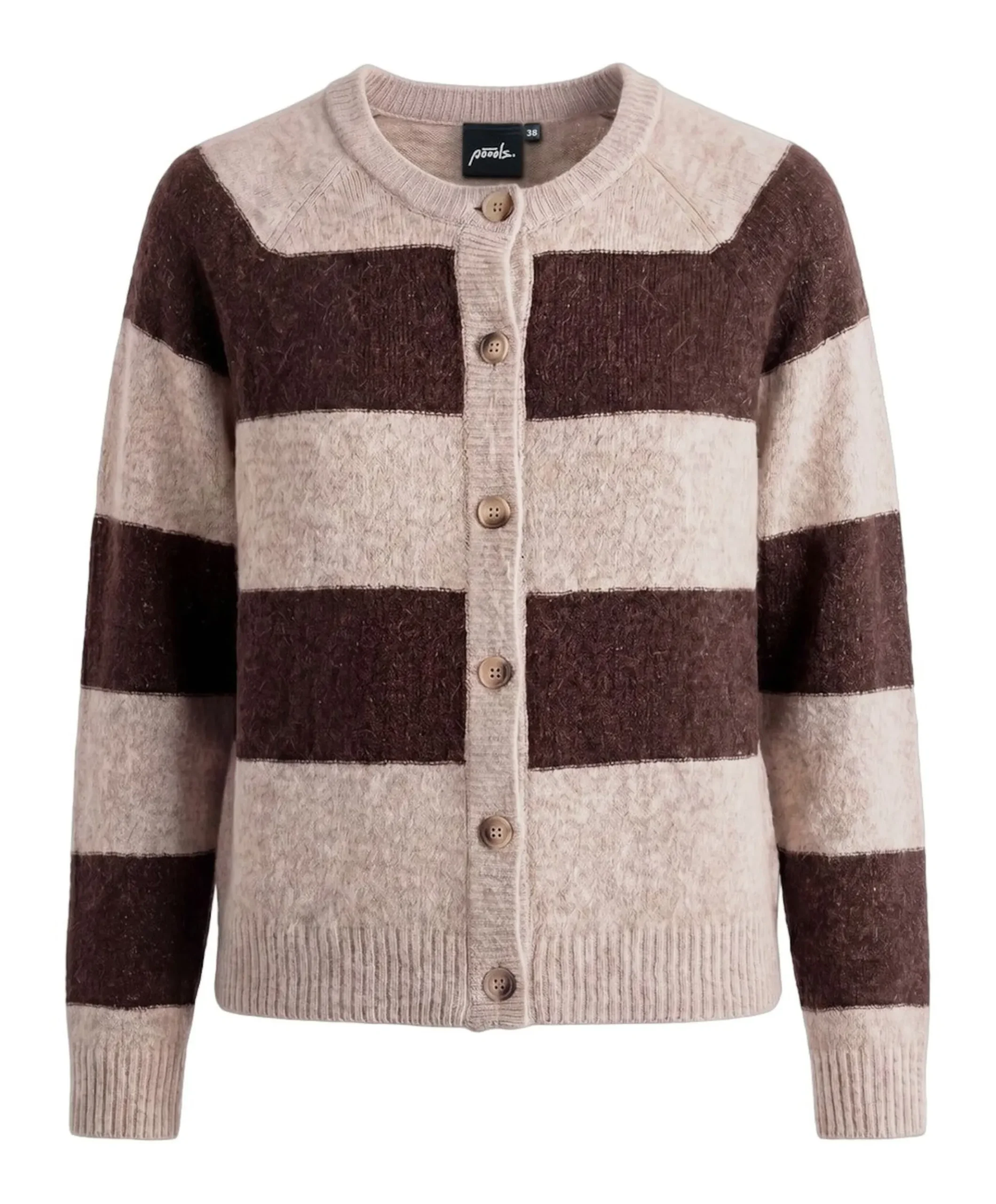 Dames vest bruin