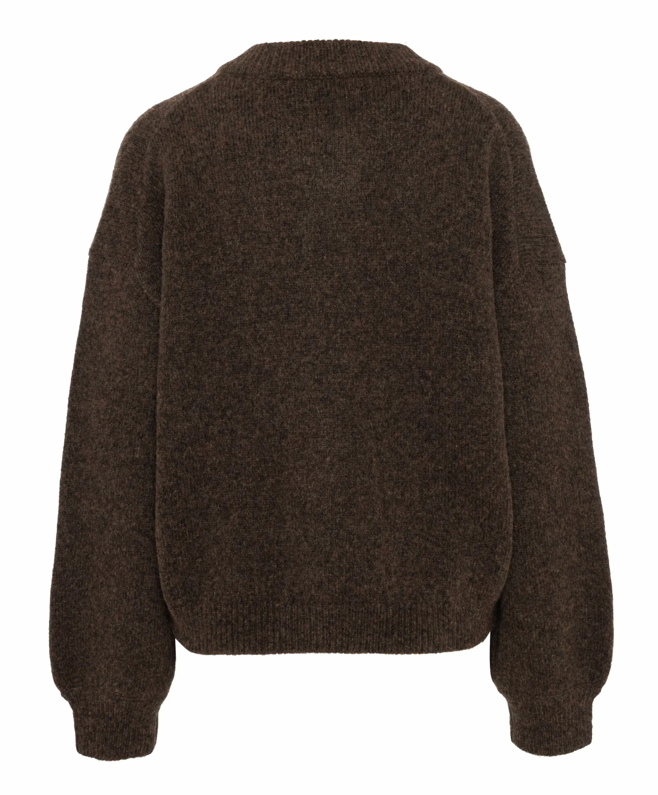 Dames vest bruin