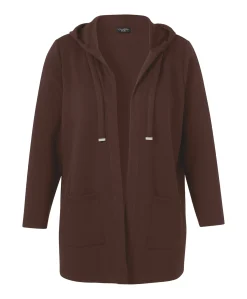 Dames vest bruin