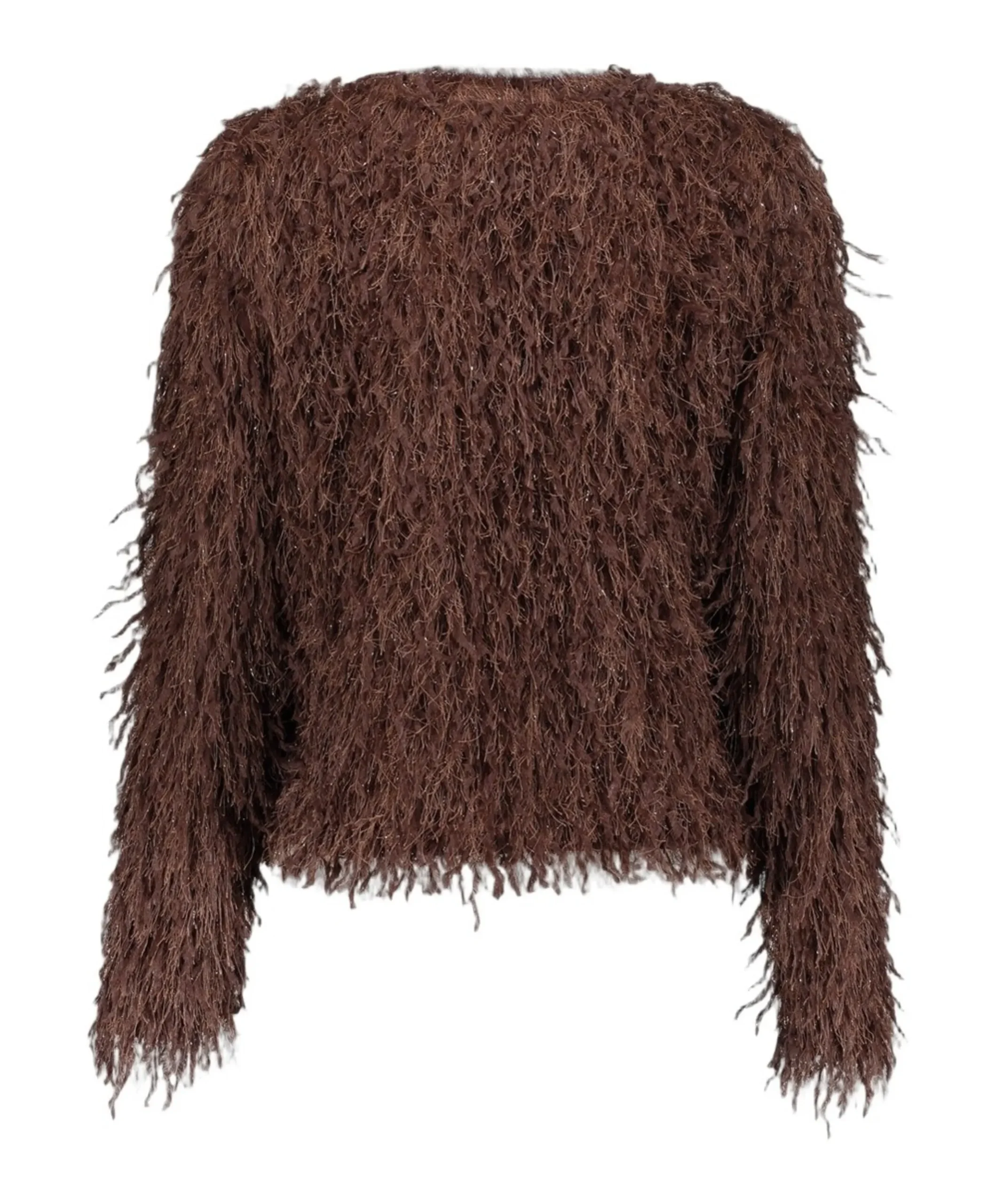 Dames vest bruin