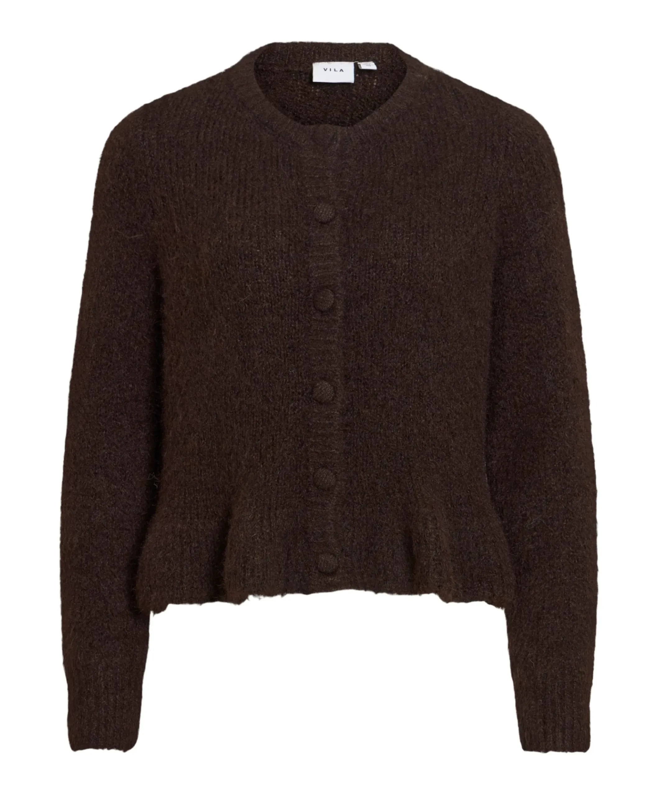 Dames vest bruin