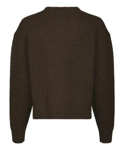Dames vest bruin
