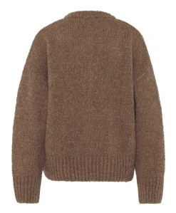 Dames vest bruin