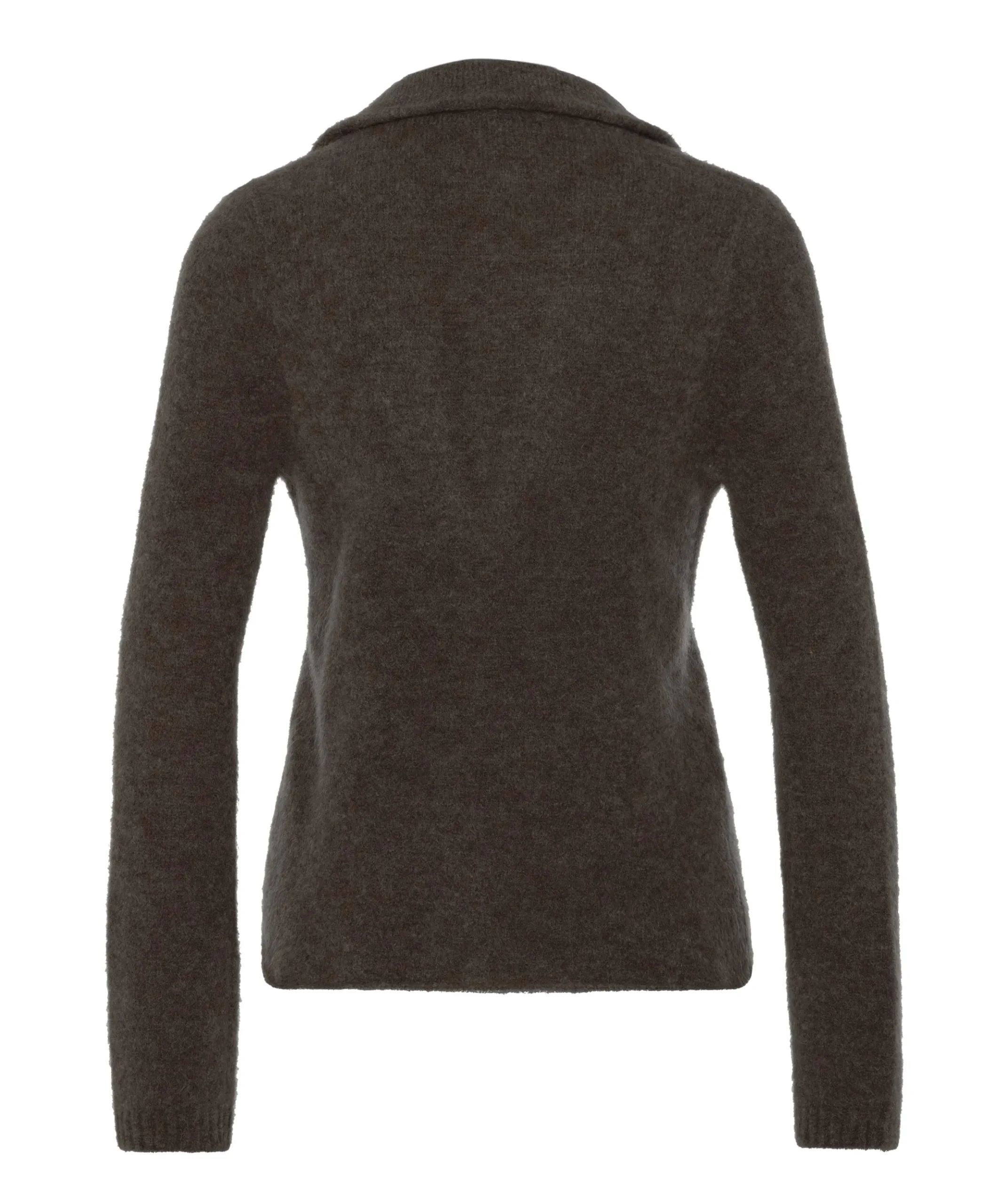 Dames vest bruin