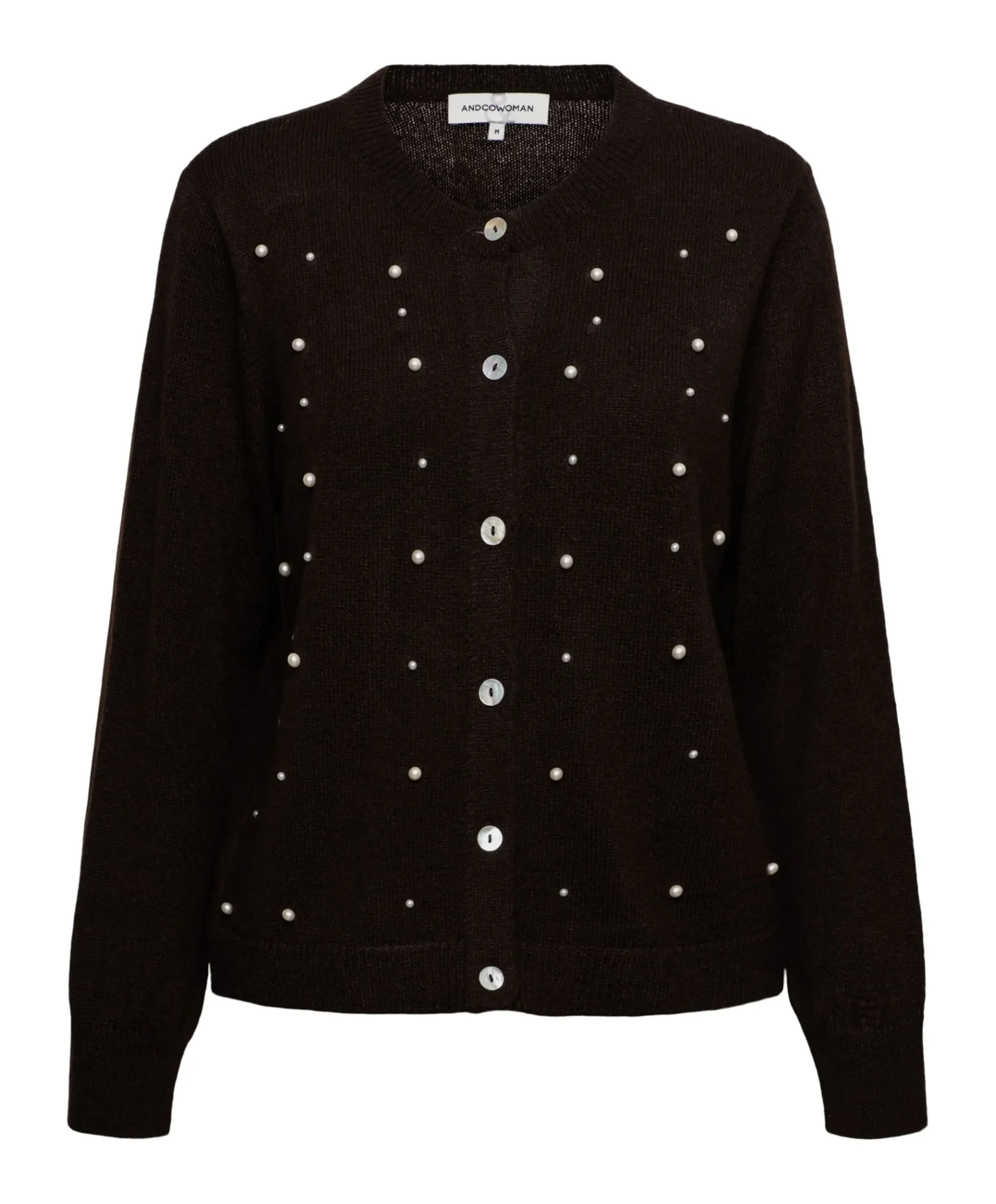 Dames vest bruin