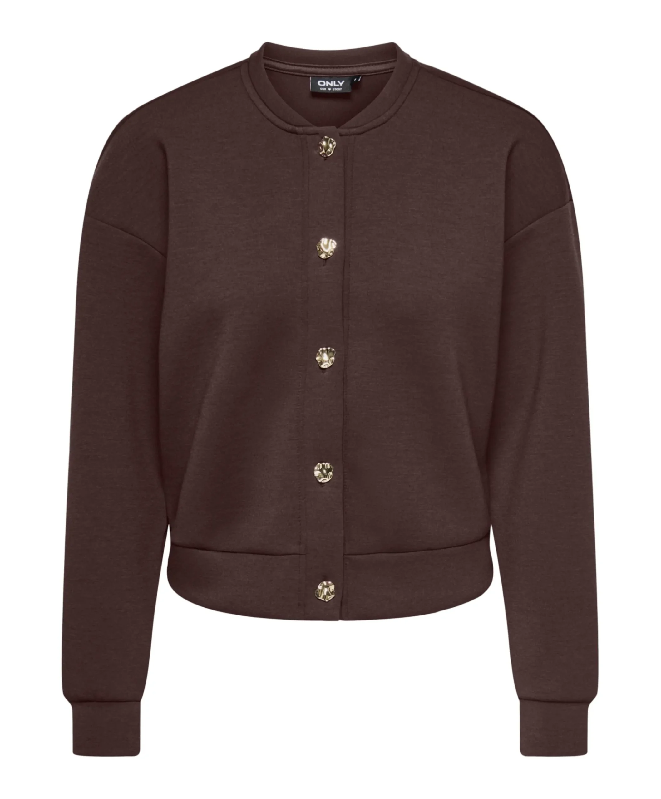 Dames vest bruin
