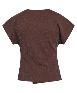 Dames vest bruin