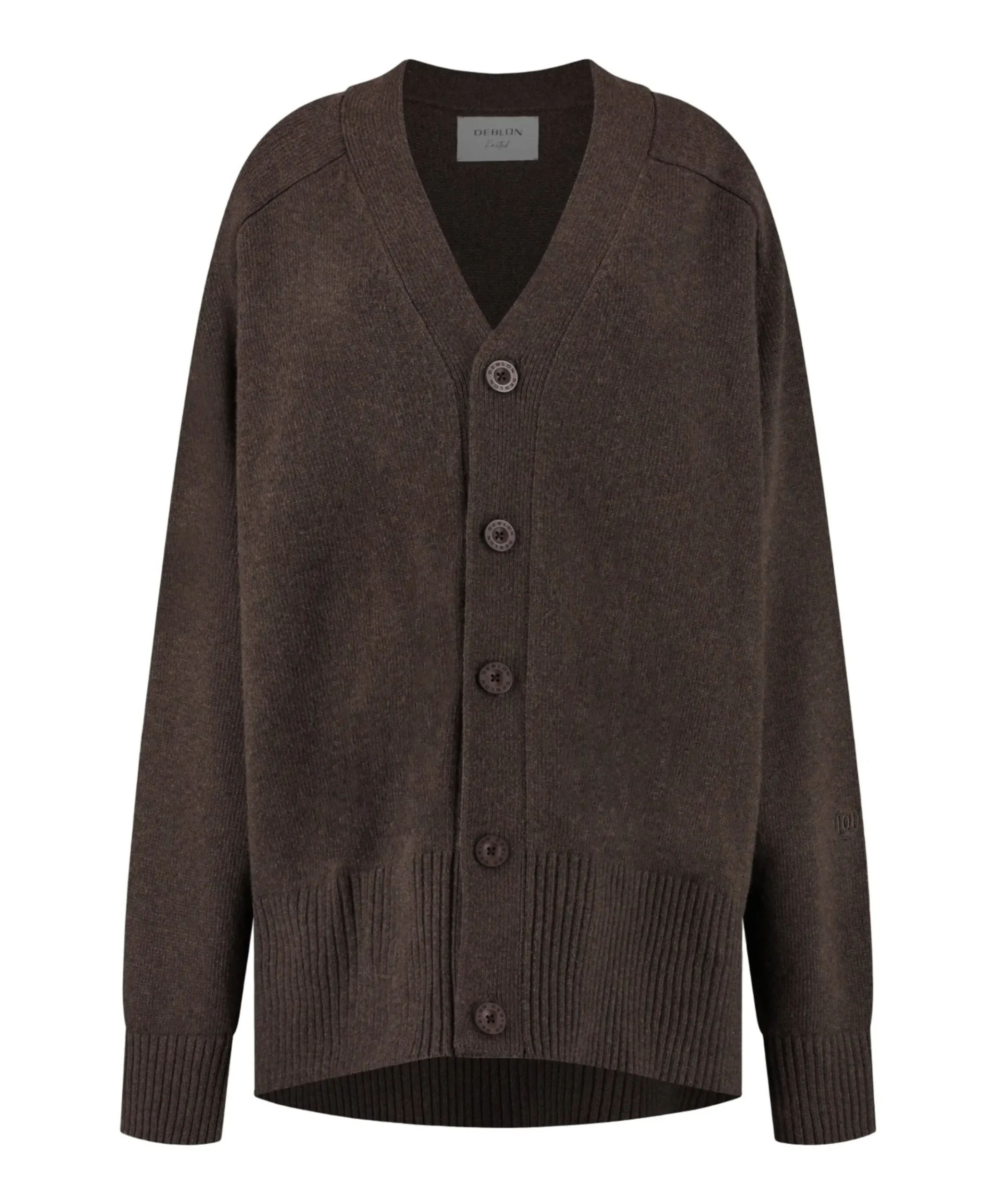 Dames vest bruin