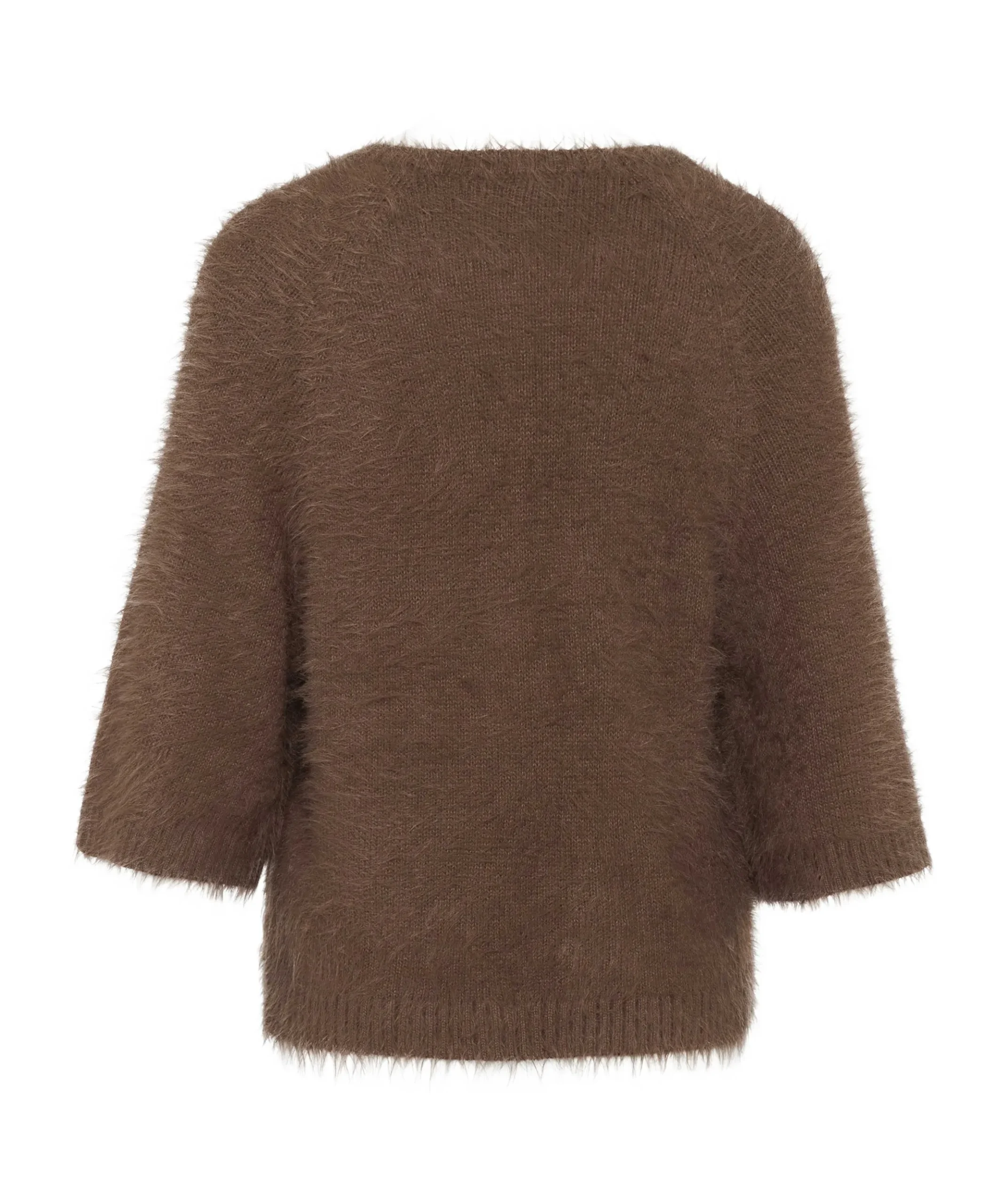 Dames vest bruin