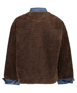 Dames vest bruin