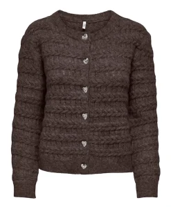 Dames vest bruin