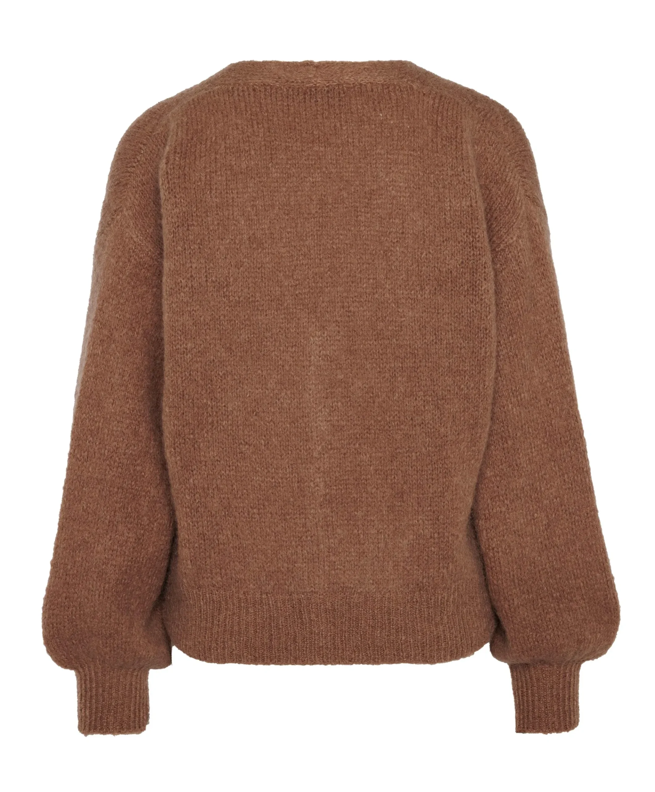 Dames vest bruin