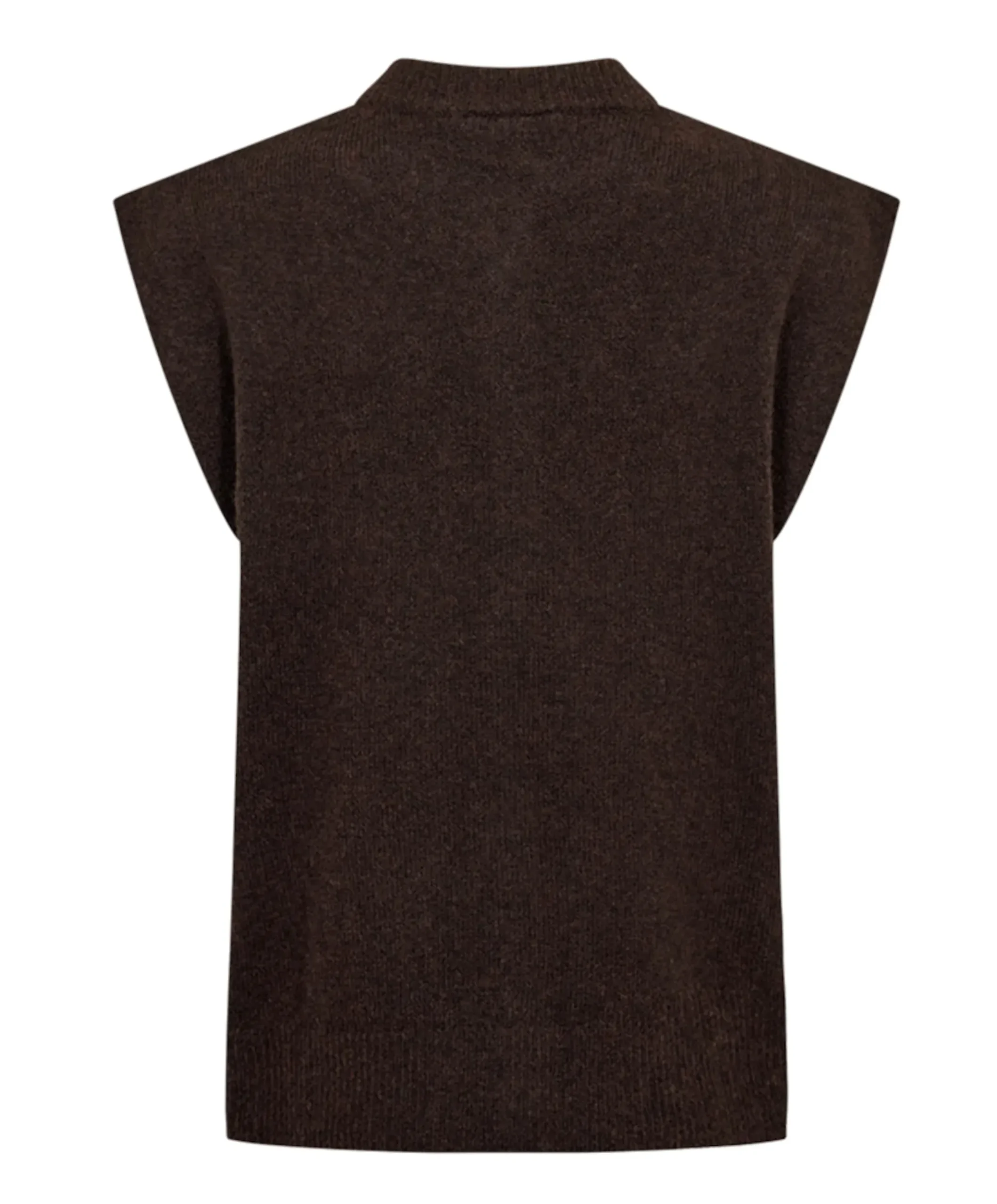 Dames vest bruin