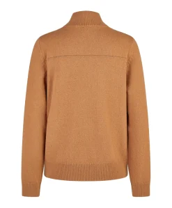 Dames vest bruin