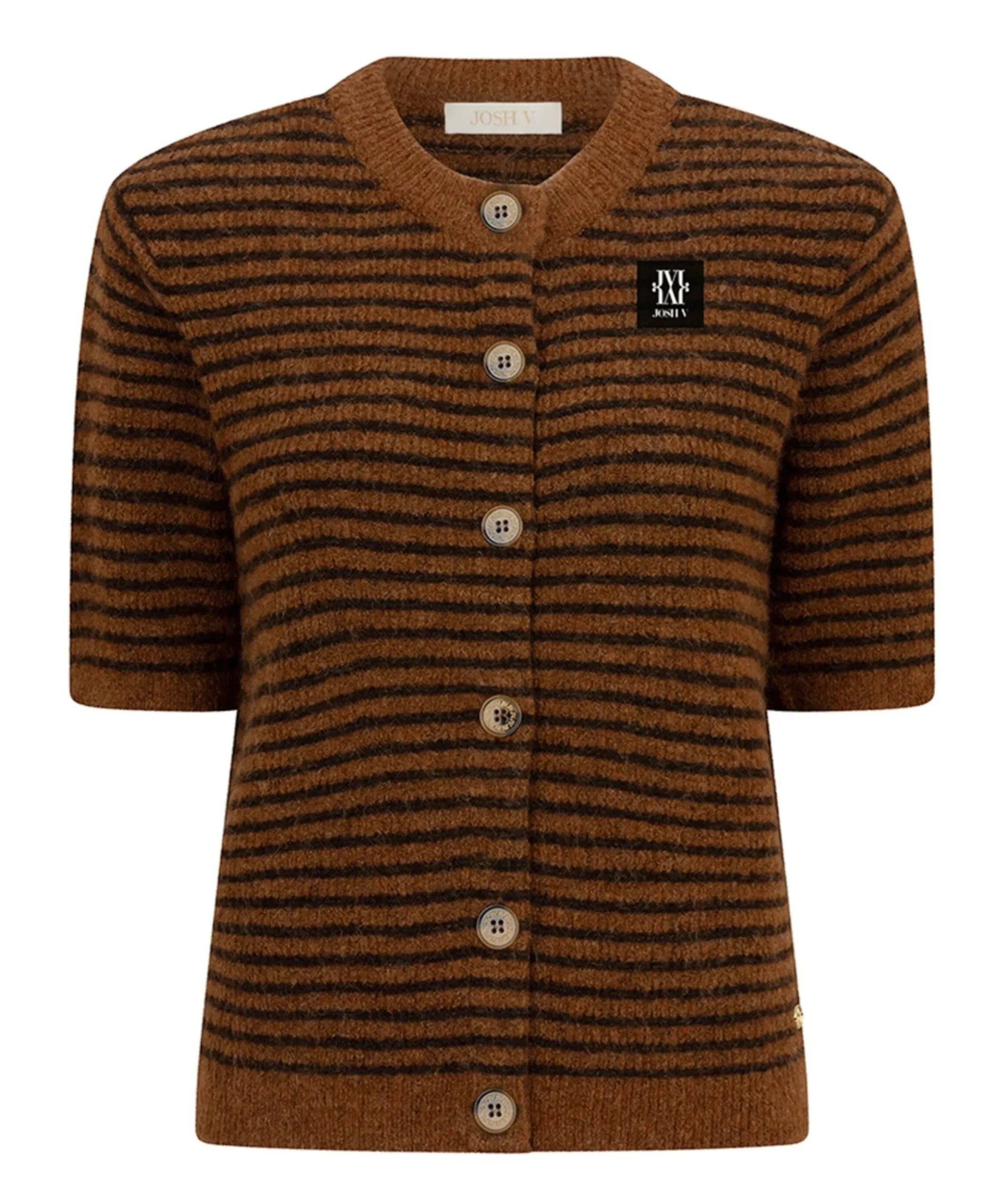 Dames vest bruin